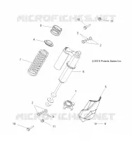 HINTERRADAUFHÄNGUNG SCHOCK MOUNTING