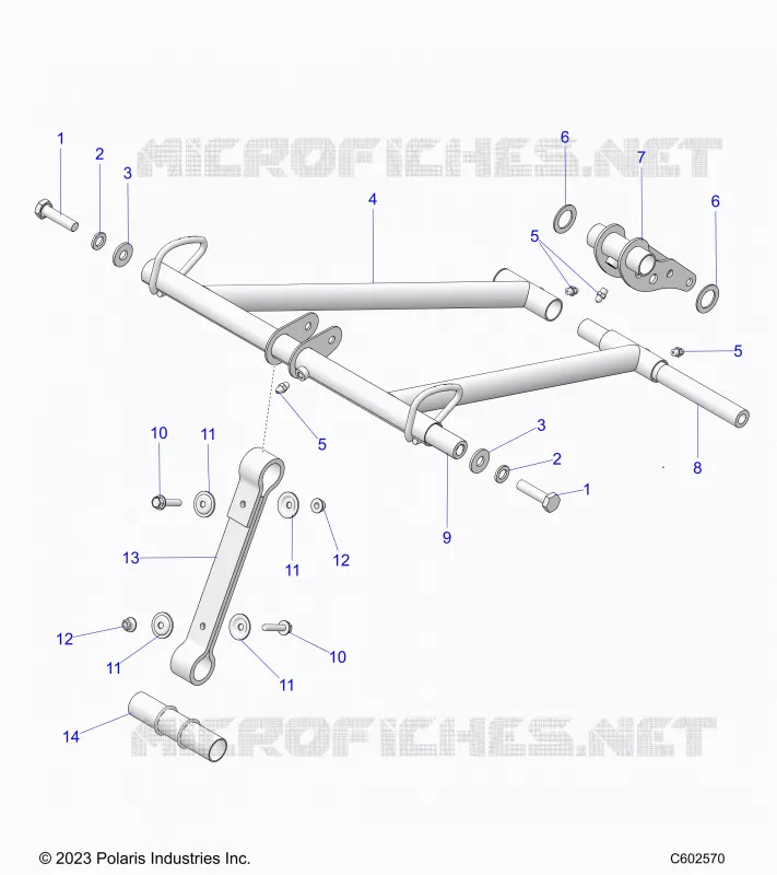 SUSPENSION, FRONT DREHMOMENTARM