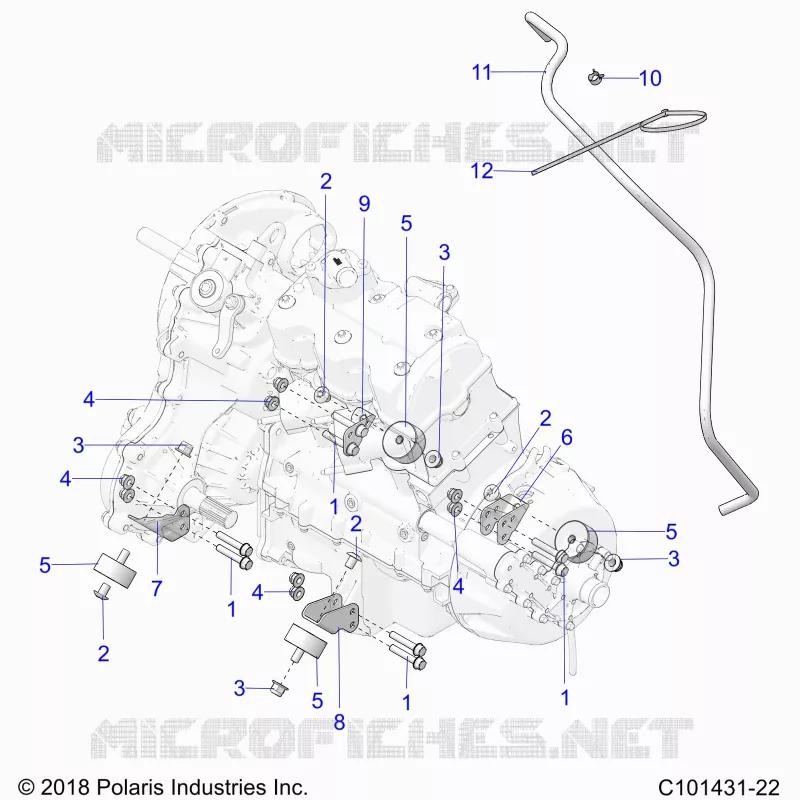 ENGINE, MOUNTING AND GETRIEBELAGERUNG