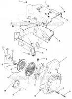Gebläsegehäuse   RÜCKZUG ANLASSER SUPER SPORT 0960743 (4932183218C011)