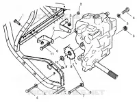 GETRIEBEGEHÄUSE MOUNTING Scrambler 400 W98BC38C (4947254725C001)