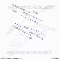 FRONT SUSPENSION A-ARM, MOUNTING