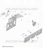 ELEKTRIC, HORN, AND LICENSE PLATE LIGHT