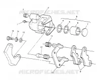FRONT BREMSE Trail Blazer W957221 (4930363036B003)