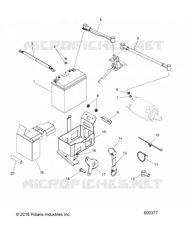 ELECTRICAL, BATTERIE BOX  ASM.