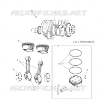 ENGINE, KURBELWELLE AND PISTON