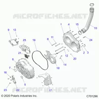 ANTRIEB, CLUTCH COVER AND DUCTING