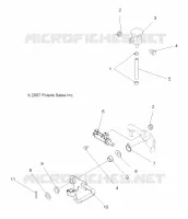 BREMSES, PEDAL AND REAR MASTER CYLINDER
