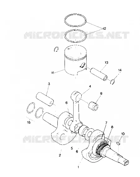 KURBELWELLE AND PISTON ASSEMBLY (4913491349032A)