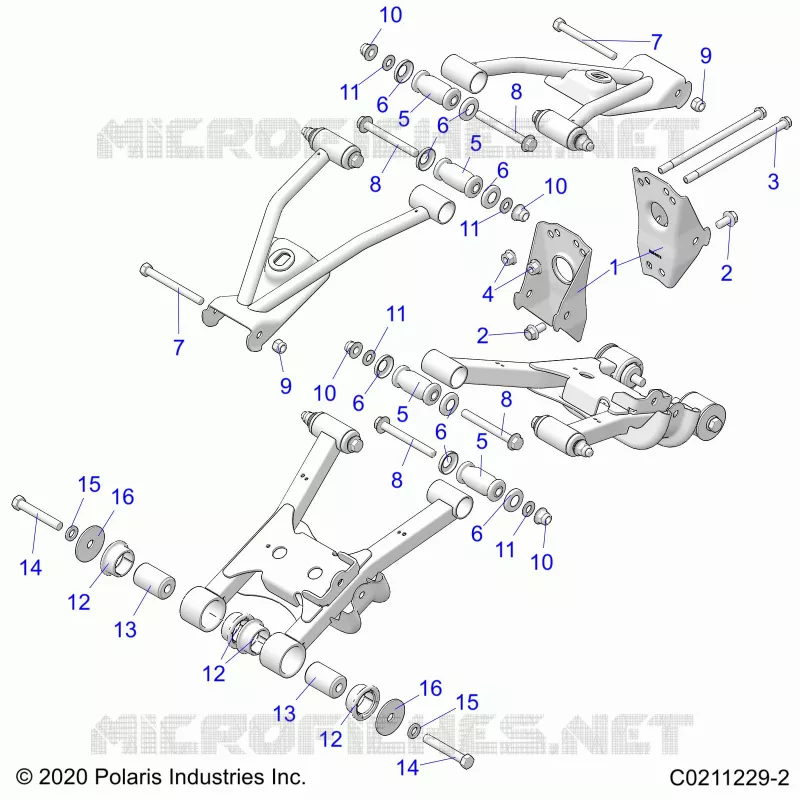 HINTERRADAUFHÃ„NGUNG CONTROL ARM, MOUNTING