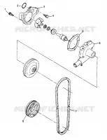 WASSERPUMPE 500 0972764, EUROPEAN 500 E972764, 500 SKS 0972564, EUROPEAN 500 (4938393839D002)