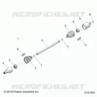 ANTRIEB, DRIVE SHAFT, FRONT