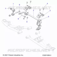 SUSPENSION, FRONT STABILISATORSTANGE