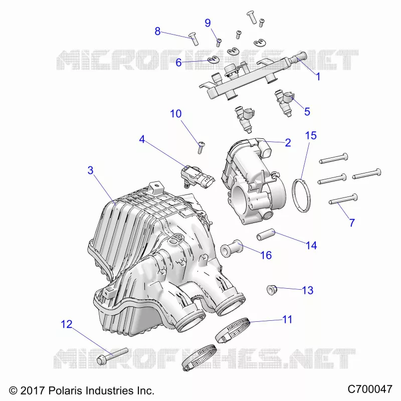 ENGINE, LUFTEINLASS MANIFOLD, THROTTLE BODY, FUEL RAIL