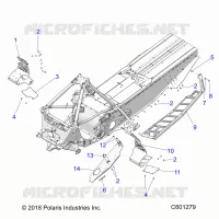 CHASSIS, CLUTCH GUARD/FOOTRESTS/RUNNING BOARDS
