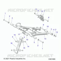 SUSPENSION, FRONT DREHMOMENTARM