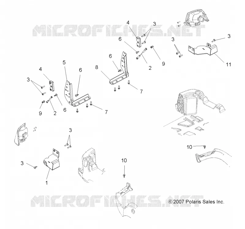 TAILGATE BRACKETS