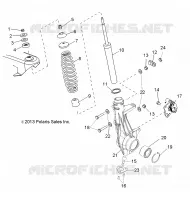 FRONT SUSPENSION STREBE