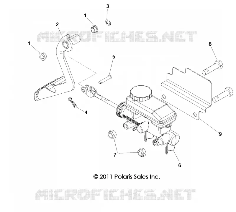 BRAKES, PEDAL AND MASTER CYLINDER