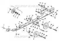 Schienen-Montage (SUSPENSION) 600 XC 0981758 (4944194419B011)