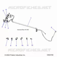 ELEKTRIC, WIRE HARNESS, REAR