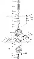 VERGASER XPLORER 400L W969140 (4935983598D003)