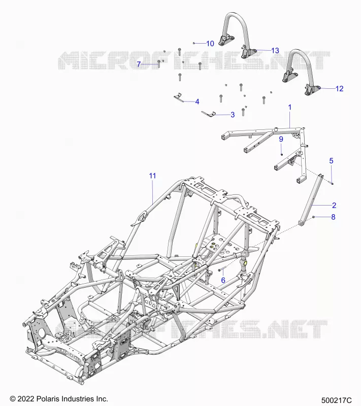 CHASSIS, MAIN, AND REAR ASM.