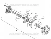 Antriebskupplung 500 INDY 0982764(A)(B) and EUROPEAN 500 INDY E982764A (4942104210C003)