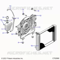 ENGINE, KÃŒHLSYSTEM, RADIATOR, FAN &amp; OVERFLOW BOTTLE