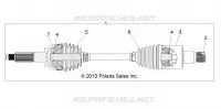ANTRIEB, REAR HALF SHAFT