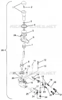 GEAR SELECTOR MAGNUM 2X4 W967544 (4936033603C003)