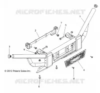 CHASSIS, BUMPER VORNE