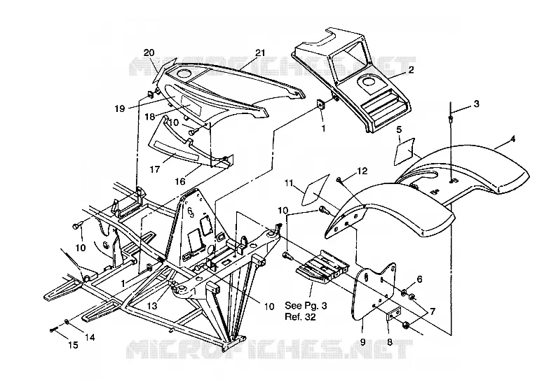 FRONT CAB ASSEMBLY 2X4 350L W937539 (4924032403001A)