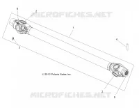 DRIVE TRAIN, KARDANWELLE, FRONT