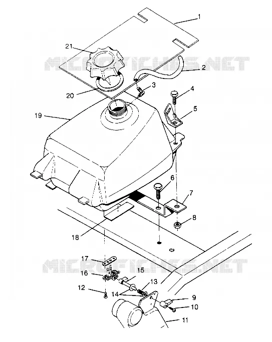 TANK ASSEMBLY 6x6 400L W948740 (4926802680A012)