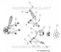 FRONT SUSPENSION W/RAD ENDS