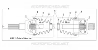 DRIVE TRAIN, HINTEN DRIVE SHAFT