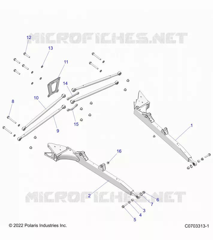 HINTERRADAUFHÃ„NGUNG CONTROL ARMS