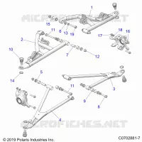 FRONT SUSPENSION CONTROL ARMS