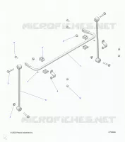 SUSPENSION, FRONT STABILISATORSTANGE