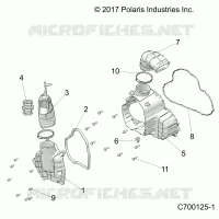 ENGINE, GENERATOR  COVER HVAC