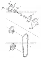 WASSERPUMPE 500 RMK 0982964 and EUROPEAN 500 RMK E982964 (4942634263C011)