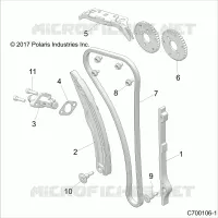 CAM CHAIN AND TENSIONER