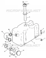 TREIBSTOFF TANK SLT 780 B964588 and  Intl. SLT 780 I964588 (4935683568A009)