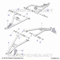 FRONT SUSPENSION CONTROL ARMS