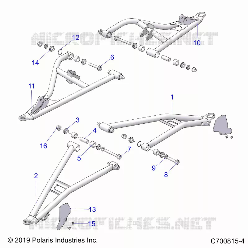 FRONT SUSPENSION CONTROL ARMS