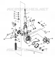 FRONT STREBE 6X6 400L