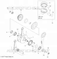 MOTOR, KURBELWELLE AND KOLBEN