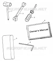 TOOL KIT SL 700 B974071, INTL. SL 700 I974071, SL 700 DELUXE B974072 AND IN (4940874087C002)