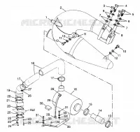 ABGASSYSTEM SLTX B964590 and Intl. SLTX I964590 (4935783578B004)